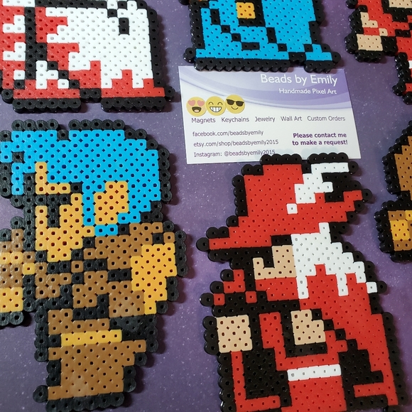 Final Fantasy Magnets - Game Room - Kids Room - Locker Magnets - Gift Ideas - Picture 8 of 10
